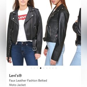 Levi’s Faux Leather Moto Jacket